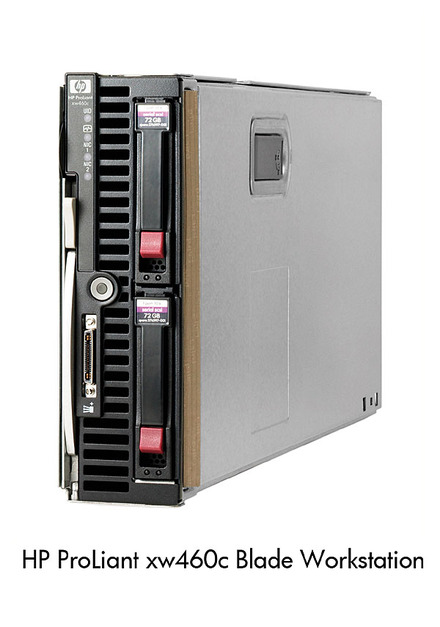 「HP ProLiant xw460c Blade Workstation」