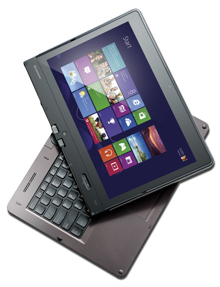 ディスプレイが180度回転するコンバーチブルタイプのUltrabook「ThinkPad Twist」