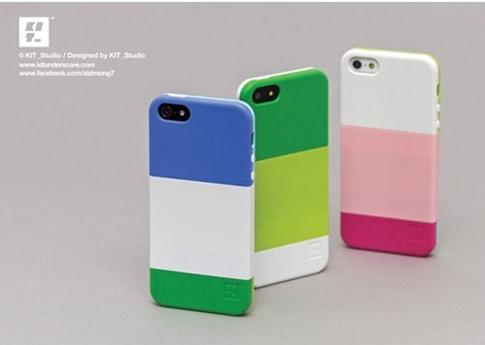 自分で組み立てるプラモデル型iPhone 5ケース「KIT」