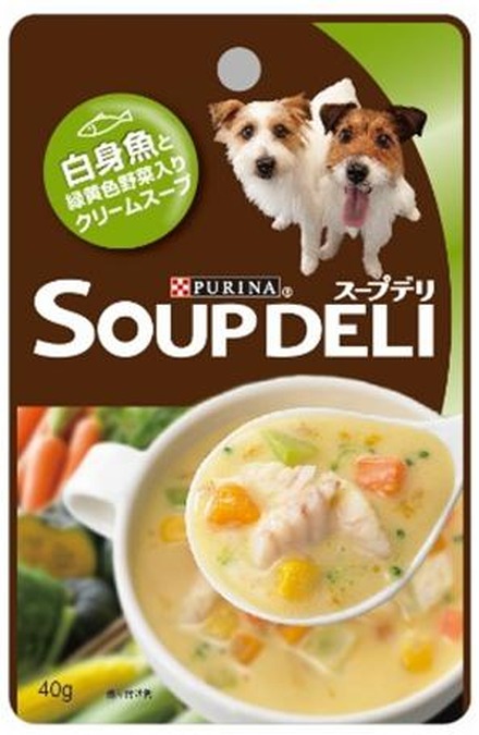 ピュリナ スープデリ 白身魚と緑黄色野菜入りクリームスープ 40g