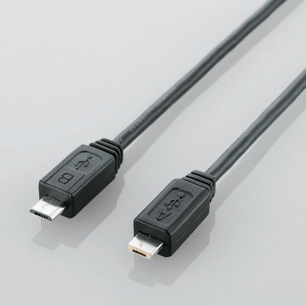 ケーブル長は0.3m、サビなどに強い金メッキピン仕様の専用Micro USBケーブル「TB-MAMBZ03BK」