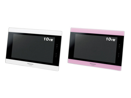 IPX6/7対応10型“防水「VIERA」”。カラーはピュアホワイト、フローラルピンクの2色