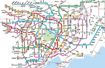 東京メトロ路線図