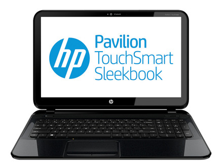15.6型タッチ対応のエントリースリムノート「HP Pavilion TouchSmart Sleekbook 15-b100」シリーズ。IntelモデルとAMDモデルを用意