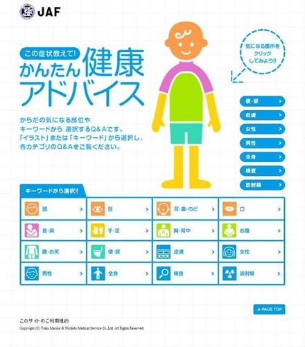 かんたん健康アドバイス