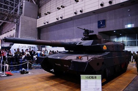 民間イベントで実物の戦車が展示されるのは「異例」だという。