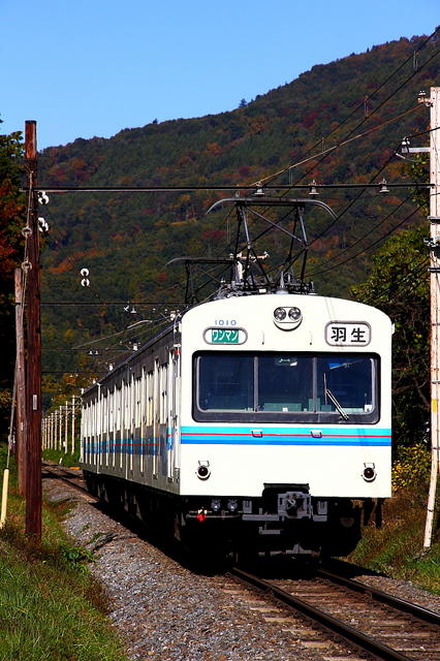 秩父鉄道1000系の1010号編成。