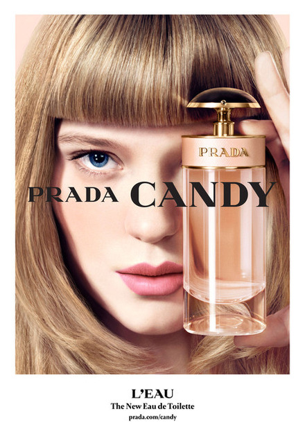 プラダ香水「キャンディロー」発売。イメージモデルを務めるのはレア・セドゥ