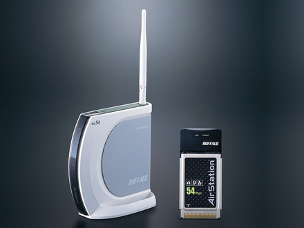 CardBus用無線子機とのセットモデル「WHR-AMPG/P」