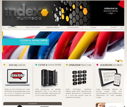 「Index Multimedia SA」サイトトップページ