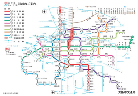 今回新たに携帯電話サービスが利用可能となる路線（赤色）