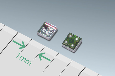 縦横1mmほどの小型パッケージ