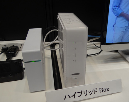 Android OS搭載の「Smart TV Box」（写真右側）