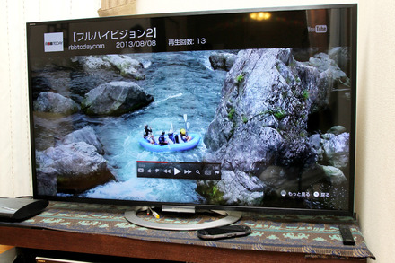 11n対応の液晶テレビ「SONY BRAVIA KDL-55W802A」をNURO 光に接続