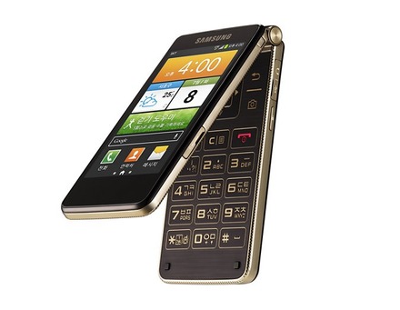 ケータイ的な2つ折りスマートフォン「Galaxy Golden SHV-E400」