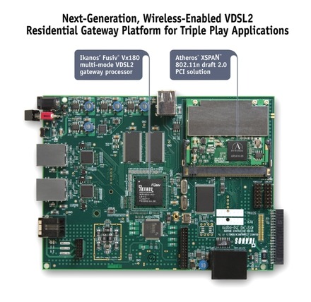 Vx180とXSPANチップを搭載したボード