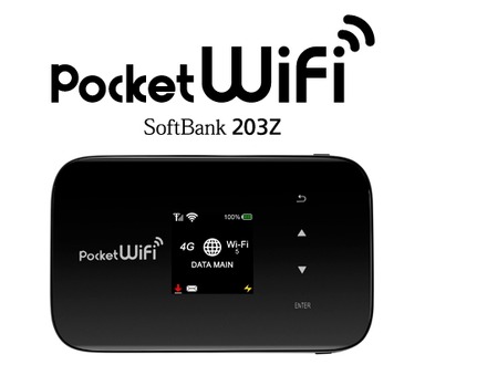 「Pocket WiFi SoftBank 203Z」