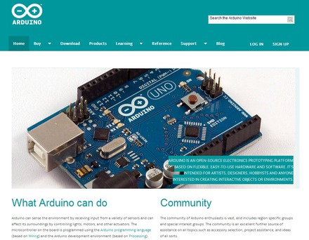 「Arduino」サイト
