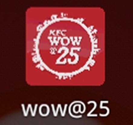 「KFC WOW@25 Menu」アプリアイコン