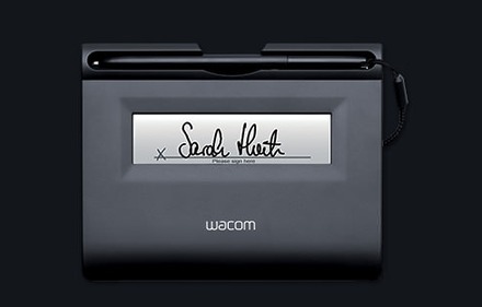 ワコムの液晶サインタブレット「STUシリーズ」（STU-300）