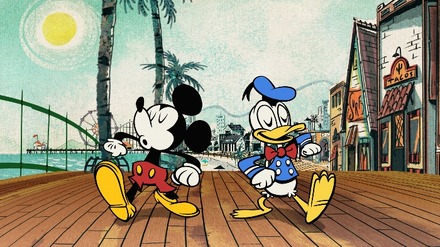 　「ミッキーマウス！」第1話『入店お断り』　(c)Disney