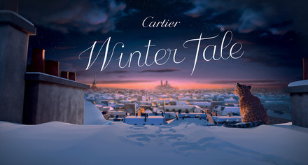 「カルティエ」の2014年クリスマスアニメーション「Winter Tale」