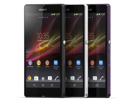 2013 International CESで発表された「Xperia Z」。CES 2014でも新型スマートフォンが発表されるか注目される