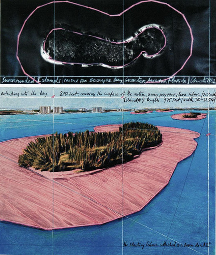 「囲まれた島々、フォロリダ州グレーターマイアミ、ビスケーン湾のプロジェクト」（1982年）
