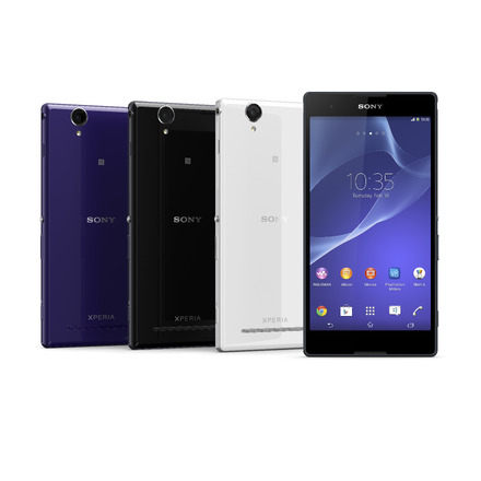 6インチの大画面液晶を搭載した「Xperia T2 Ultra」