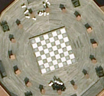 巨大なチェス盤