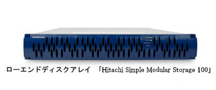 ローエンドディスクアレイ「Hitachi Simple Modular Storage 100」