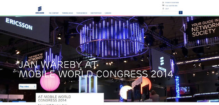 エリクソン MWC 2014特設サイト