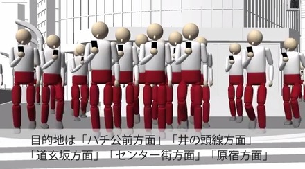 「歩きスマホ」による事故防止啓発CG動画「もしも渋谷スクランブル交差点を横断する人が全員歩きスマホだったら?」