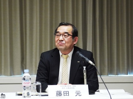 KDDI理事渉外・広報本部長 藤田元氏