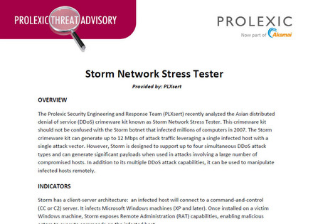 「Storm Network Stress Testerクライムウェアキットに関するサイバーセキュリティThreat Advisory（脅威アドバイザリ）」