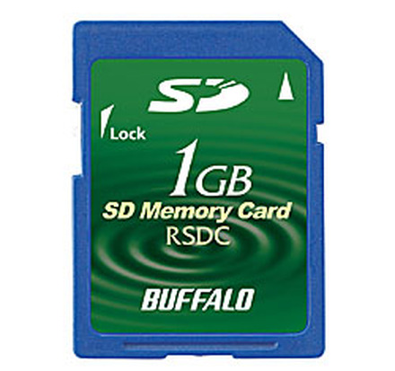 バッファロー、SDメモリーカードのラインアップ拡充——1Gバイトモデルなど