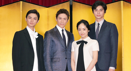 井上真央＆伊勢谷友介＆東出昌大＆高良健吾／2015年大河ドラマ「花燃ゆ」新キャスト発表会見