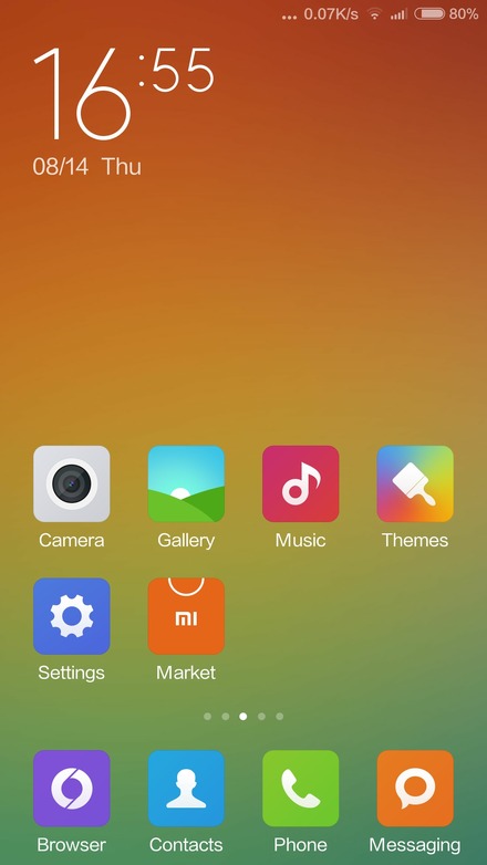 Androidベースのスマートフォン向けOS「MIUI 6」