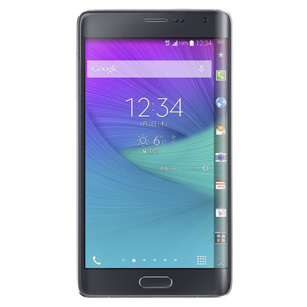 10月23日に発売される「GALAXY Note Edge SCL24」チャコールブラック