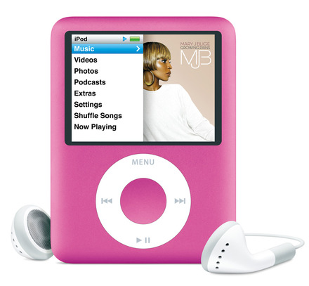 「iPod nano」シリーズのピンクモデル