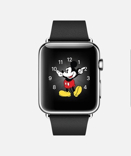 ミッキーマウスのウォッチフェイスも用意された「Apple Watch」