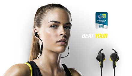 心拍計を内蔵したBluetoothヘッドセット「Jabra Sport Pulse Wireless」