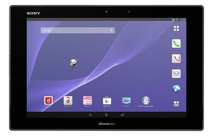 26日に提供のソフト更新でVoLTEにも対応する「Xperia Z2 Tablet SO-05F」