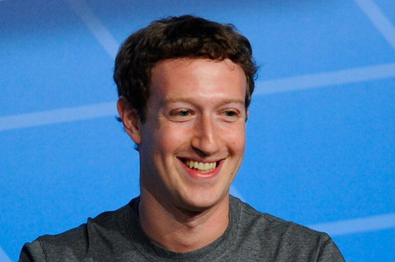 MWC2014に登場したFacebookファウンダー兼CEOのマーク・ザッカーバーグ氏　(c) Getty Images