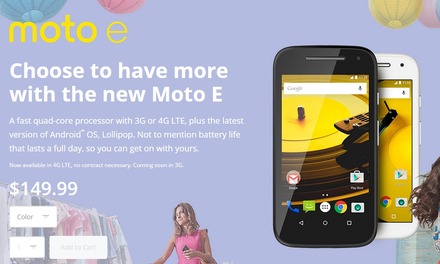 Android 5.0搭載のエントリーモデル「Moto E」