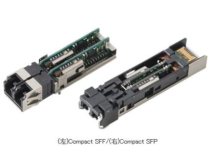 Compact SFP (CSFP)、Compact SFF (CSFF)光トランシーバ