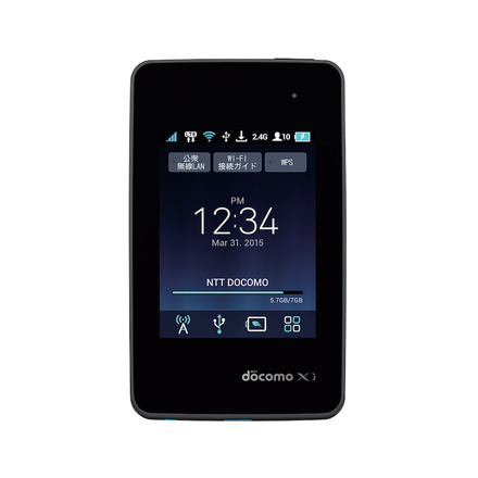 「PREMIUM 4G」に対応したモバイルWi-Fiルーター「Wi-Fi STATION L-01G」(LG製）
