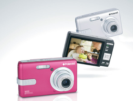 Webカメラ付き♥極美品♥シャイニーピンク♥大容量750GB♥オフィス2007 日本ポラロイド、実売1万円台の800万画素コンパクトデジカメ——顔検出