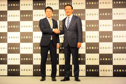 浜田CEO（右）と直海知之COO