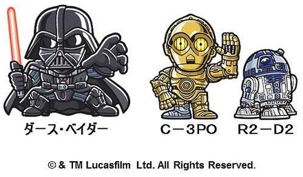 『スター・ウォーズ』と『ビックリマンチョコ』が史上初のコラボ！キャラクターデザイン